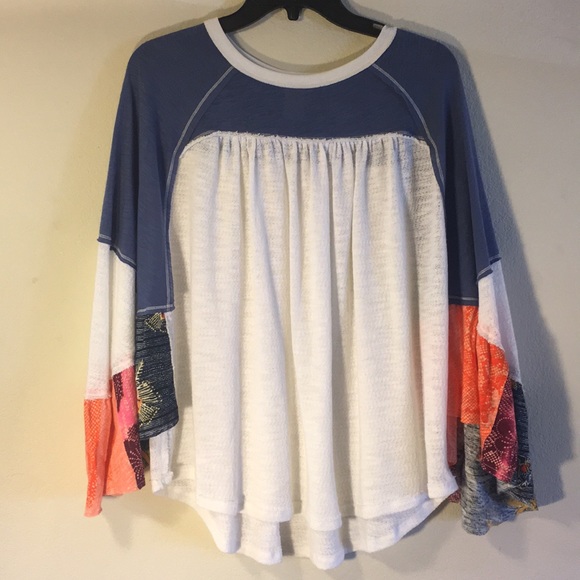 Free People Patchwork Top - Picture 2 of 8